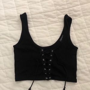 Topshop black top